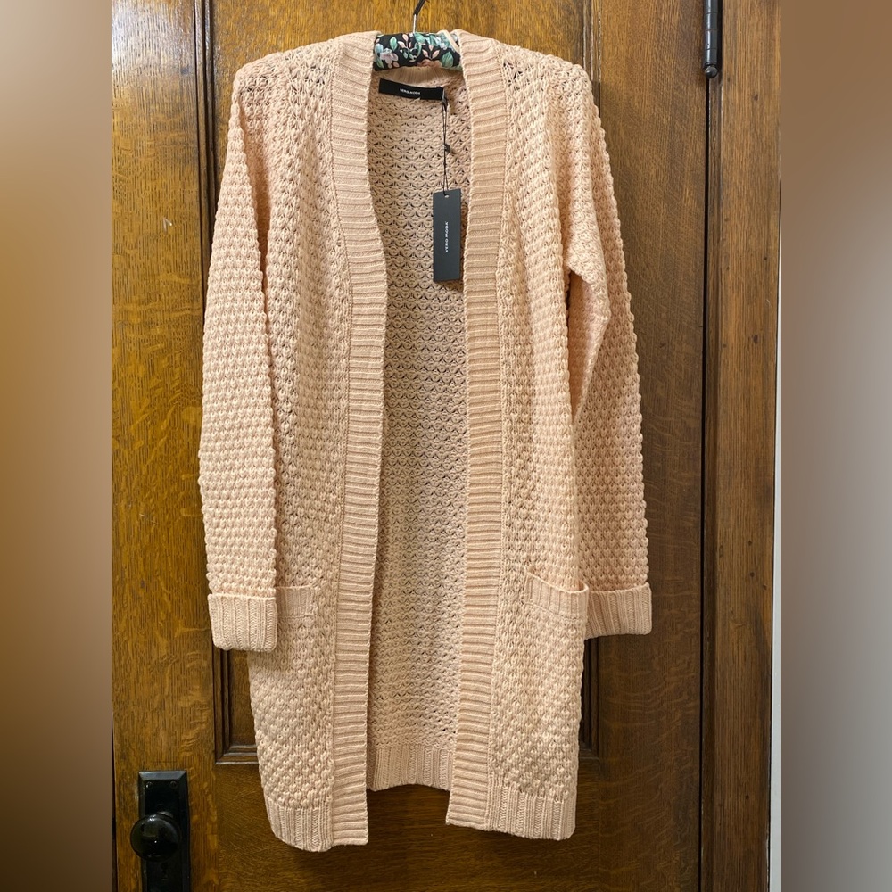 Peach Vero Moda cardigan sweater NWT Small